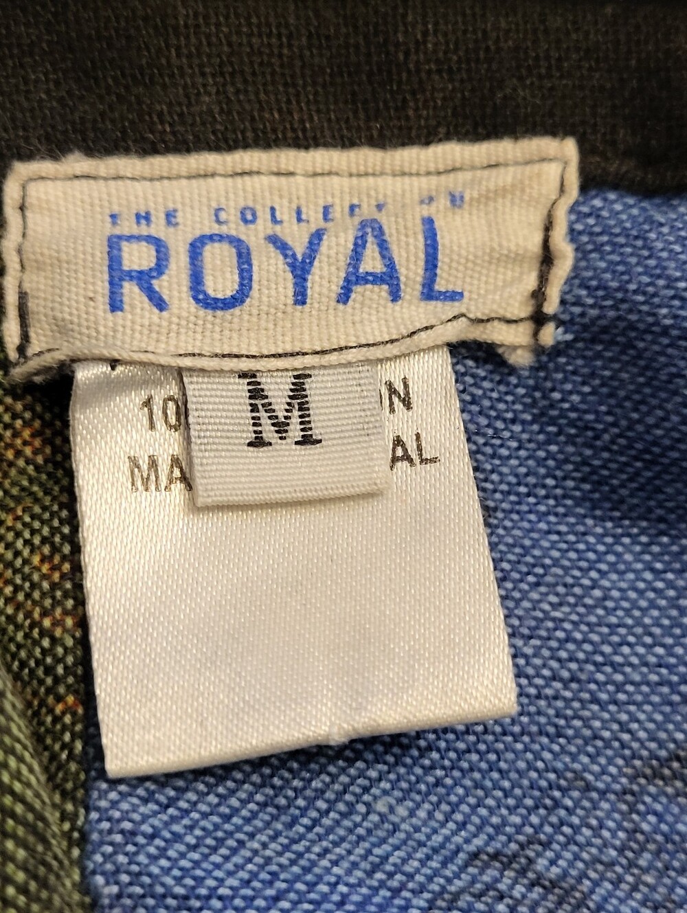 The Royal Collection Cotton Patchwork Wrap Skirt Medium Made In Nepal - Picture 7 of 7